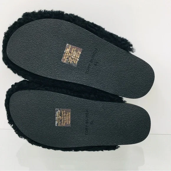 Tory Burch Charm Mammouth Mule Shearling / Nappa Leather Women’s Size 6.5 M